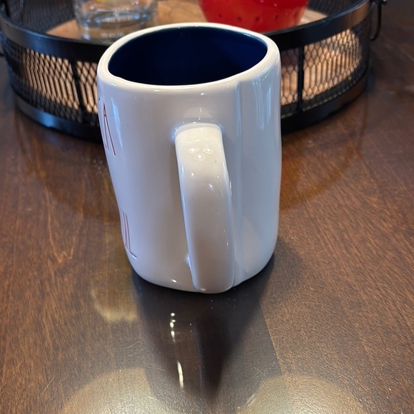 Rae Dunn Red White and Blue Ceramic Patriotic Mug America the Beautiful - Picture 6 of 7